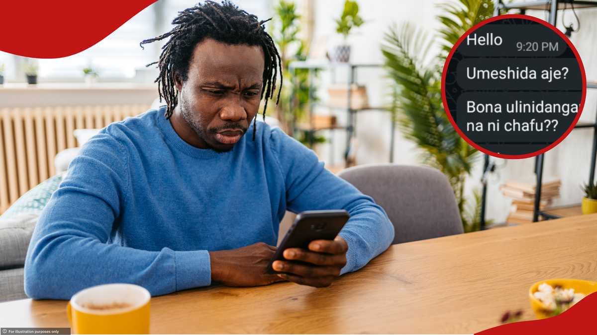 Kenyan man lectures girlfriend for not doing house chores during her weekend visit, chats leak