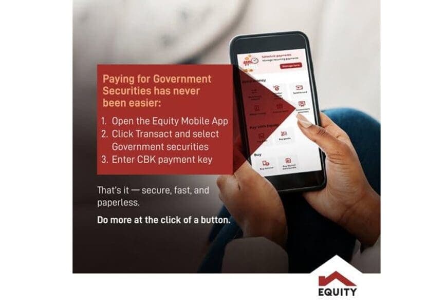 Equity Bank Launches Mobile Trading for Government Bonds
