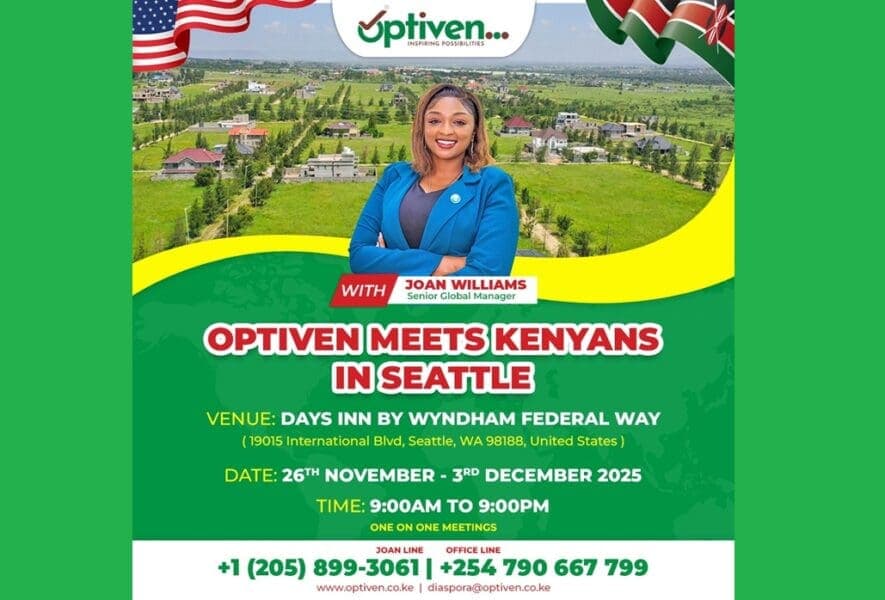 Optiven Targets Seattle's Kenyan Diaspora to Boost Real Estate Investment
