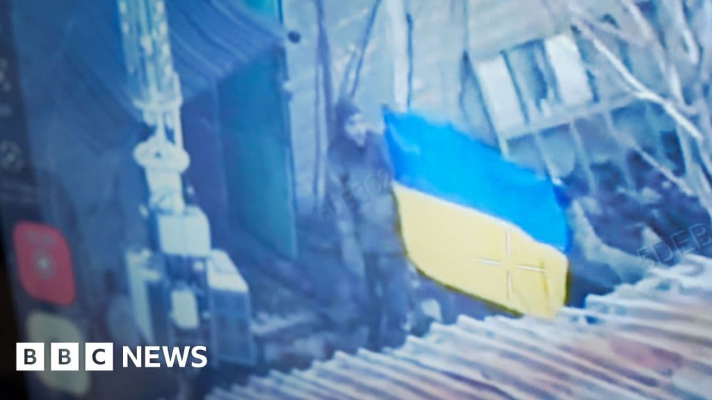 Ukraine Defies Putin’s Victory Claim with Flag in Pokrovsk