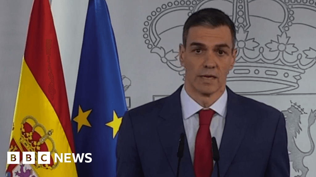 Spain's Pedro Sánchez hits back at Trump threat to sever trade saying 'no to war'
