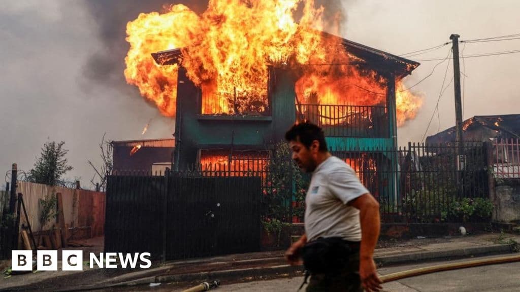 Inferno in the South: Chile Declares Catastrophe as Wildfires Claim 18 Lives