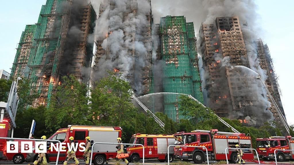 Hong Kong Tower Inferno Claims 94 Lives, Spurring Manslaughter Arrests