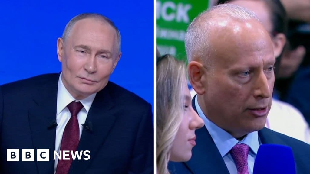 Putin Confronted on Russia's Iron-Fist Future