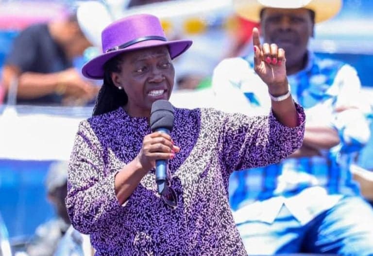 State House Stay: Karua Claims Ruto Digging In for Long Haul