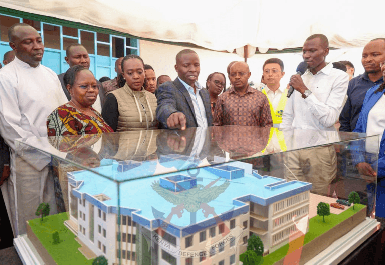 KDF Takes Command: Soldiers Deployed to Build Kapsabet’s Future