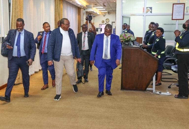 Peacemaker Returns: Uhuru Lands in Uganda for Critical DRC Talks