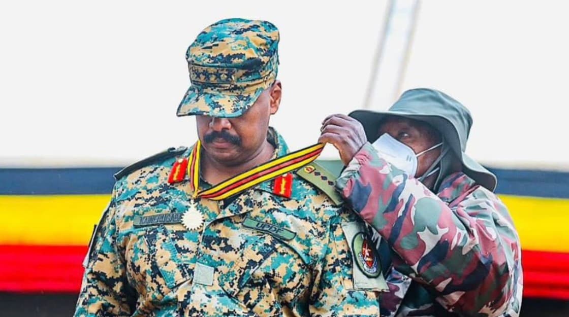 The Star of Succession: Museveni Decorates Muhoozi in Military pomp