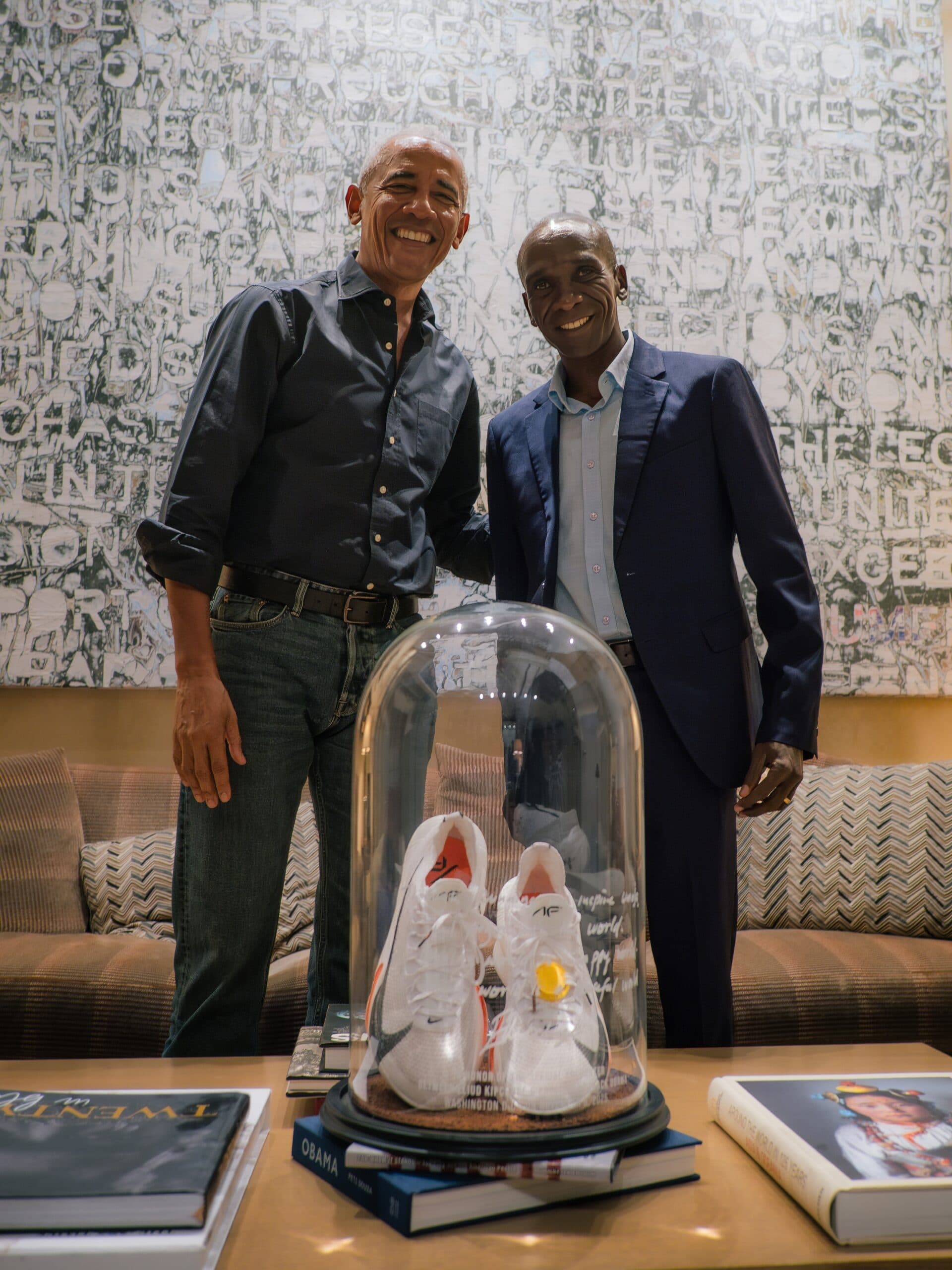 Kipchoge and Obama Foundations Explore Youth Partnership