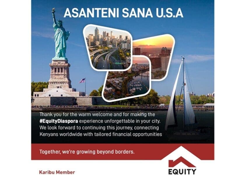 Equity Bank Targets U.S. Diaspora as Remittances Top KSh 1 Trillion