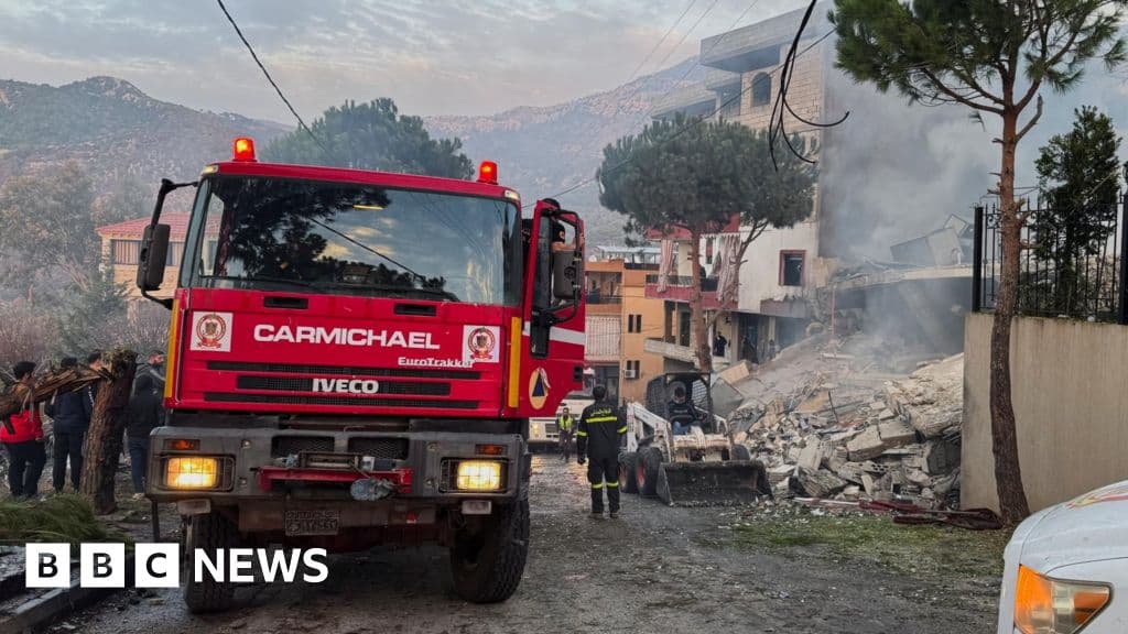 Israel Strikes Lebanon Hours After Landmark Talks