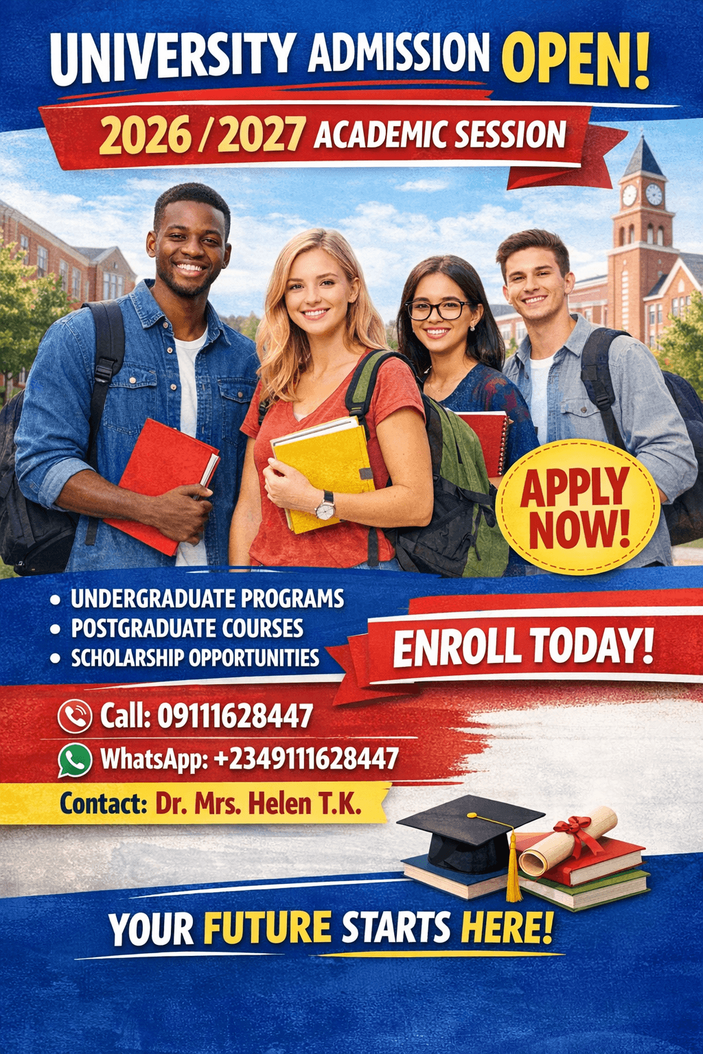 Augustine University 2026/2027(Admission) Transfer Form And Direct Entry Form Now On Sale Call (0)911(1628)447 (Dr.Mrs. Helen T.K)