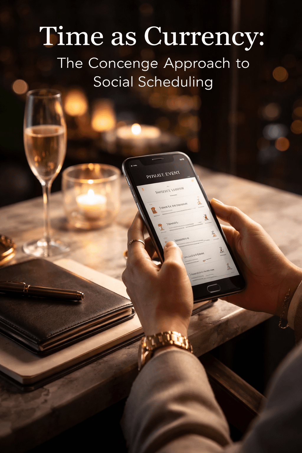 Time as Currency: The Concierge Approach to Social Scheduling
