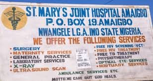 School Of Nursing (S.O.N.), St. Mary's Hospital, Amaigbo Amaigbo, Imo State 2026/2027 Admission/Application Form Call/WhatSApp: 09069994000