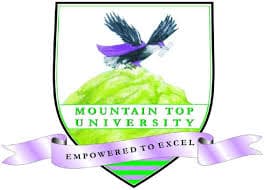 Mountain Top University, Makogi/Oba, Ogun State 2026/2027 Admission Form Call 09069994000.