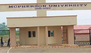 McPherson University, Seriki Sotayo, Ajebo, Ogun State 2026/2027 Admission Form Call 09069994000.