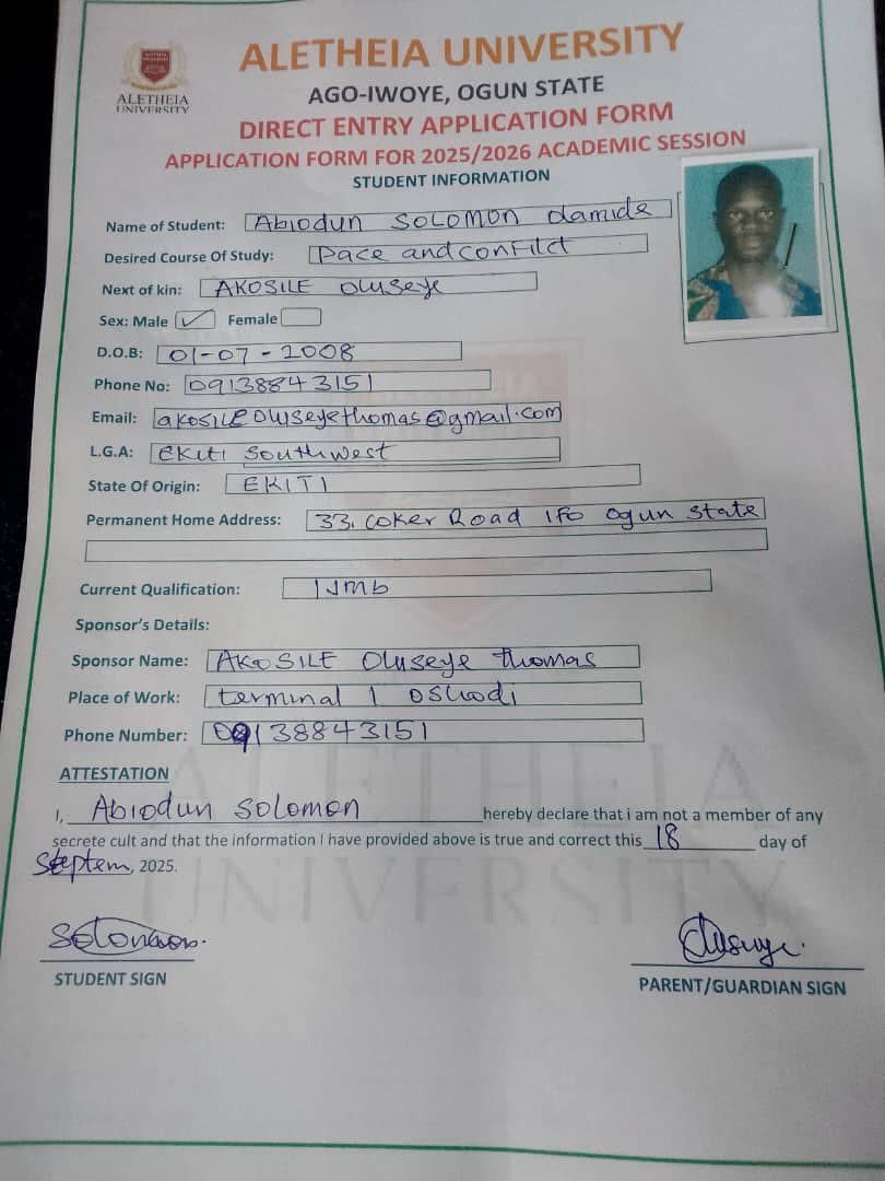 CALL ☎️ 08132728112 Faculty of Nursing Sciences, Maryam Abacha American University of Nigeria 2026/2027 Application Form Is Out