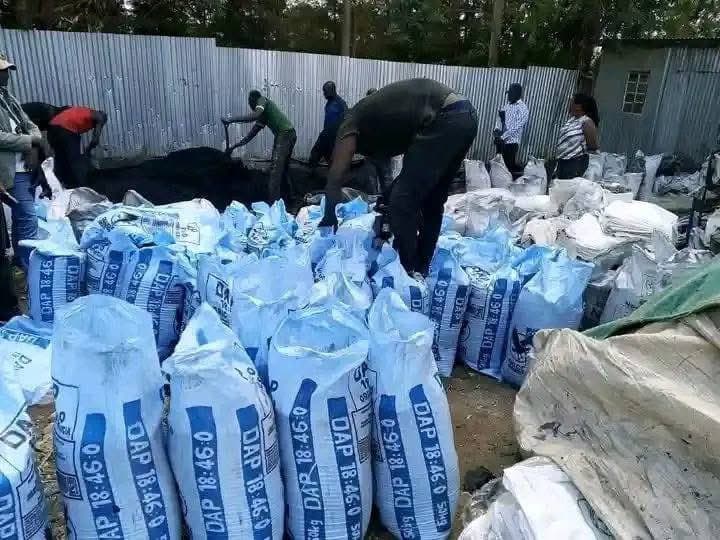 Police seize 600 bags of fake fertiliser in Eldoret raid
