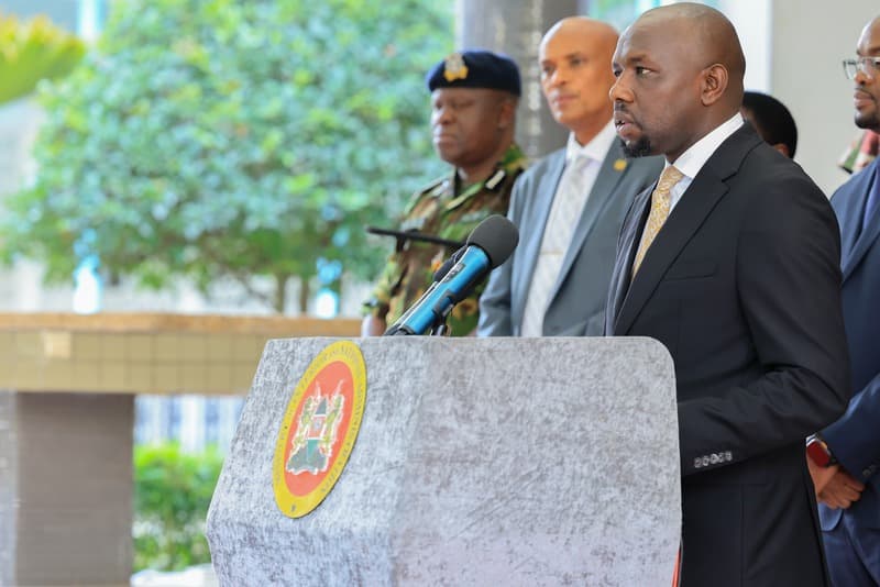 Interior CS Murkomen Defends Terror Charges Against Protesters