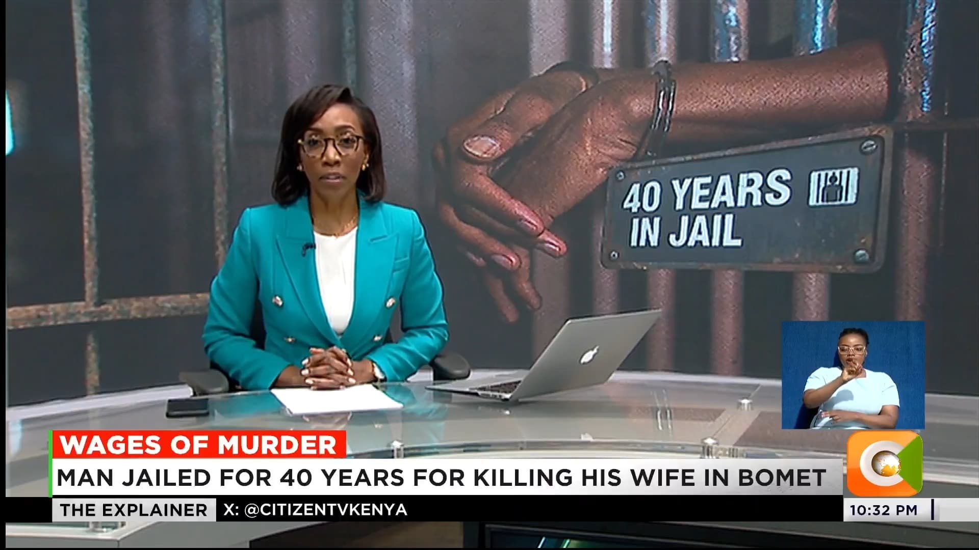 Bomet Man Jailed 40 Years for Wife’s Murder in Front of Child