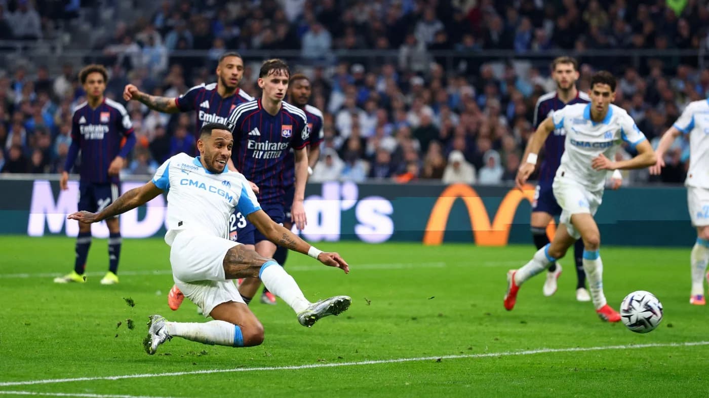 Aubameyang Strikes Twice Securing Marseille Victory Over Rival Lyon