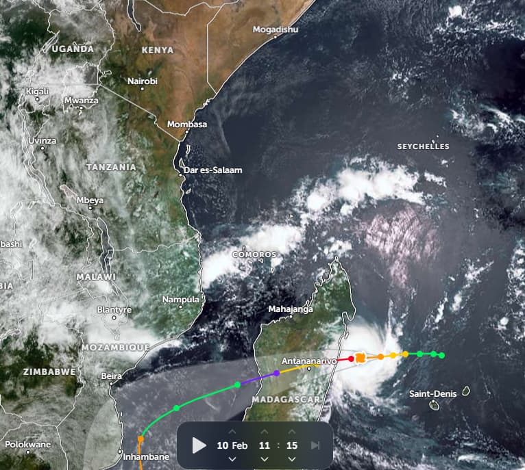 Storm Alert: Zambia Braces for Cyclone Gezani’s Wrath