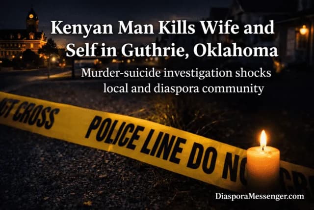 Kenyan Man in US Kills Wife in Tragic Murder-Suicide