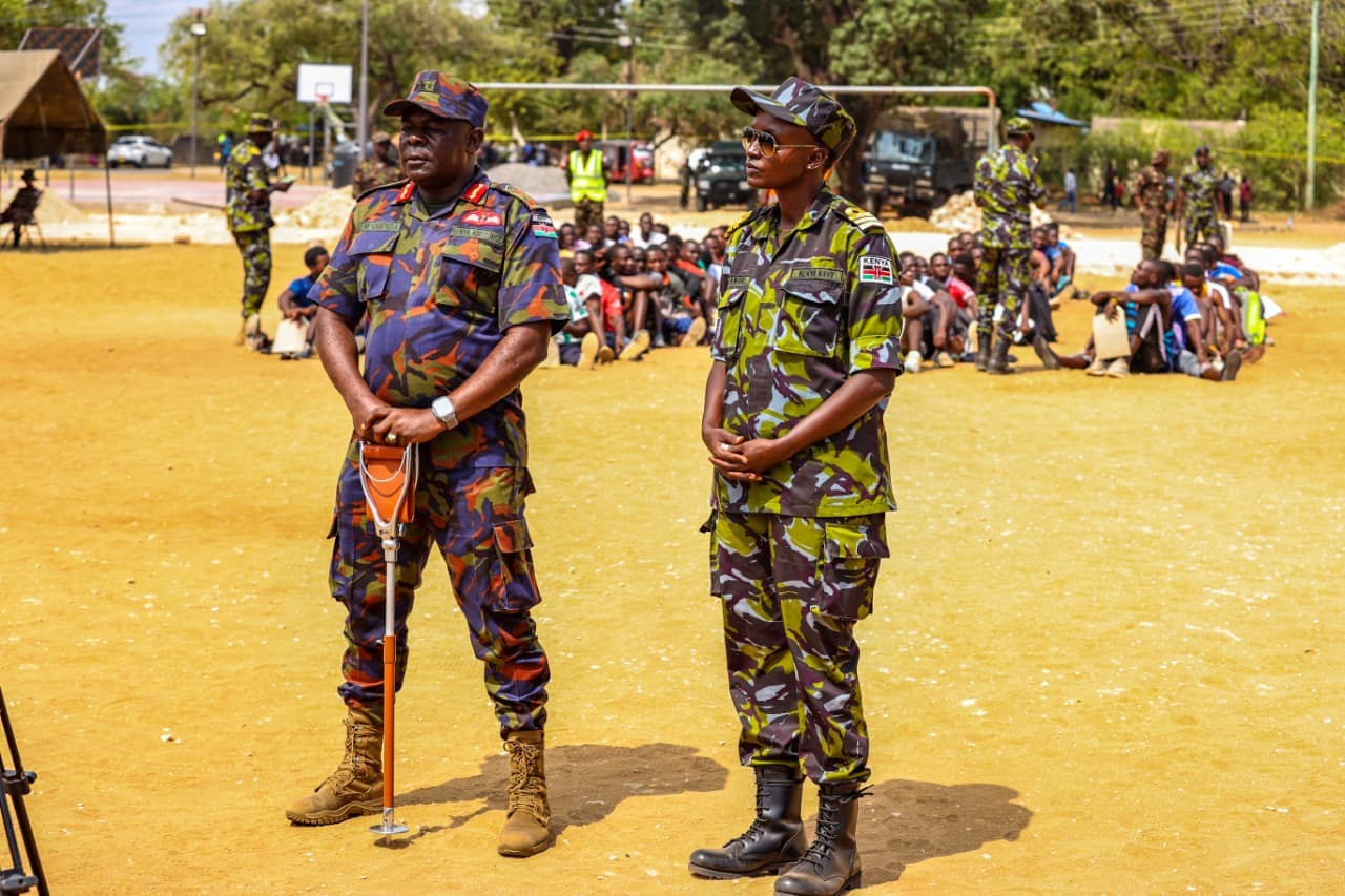 KDF Recruitment Nears End as Vice Chief Praises Transparency