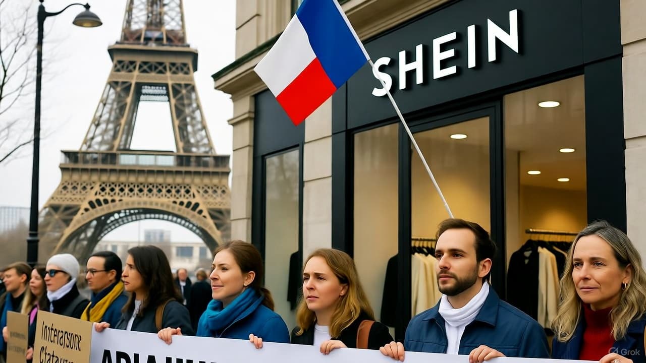 Shein's Paris Debut Sparks Global Outcry Over 'Ultra-Fast Fashion'