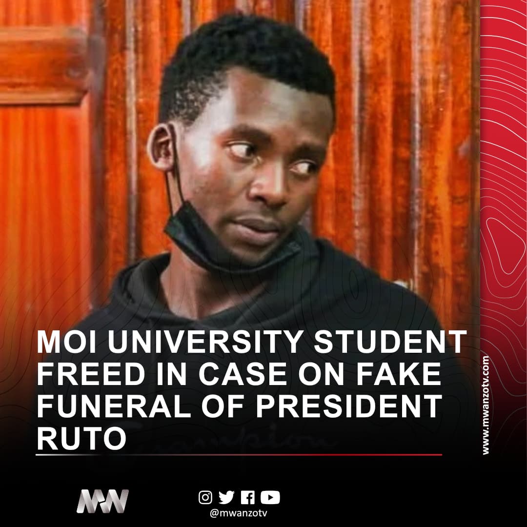 University Student Acquitted in President Ruto Fake Funeral Cybercrime Case