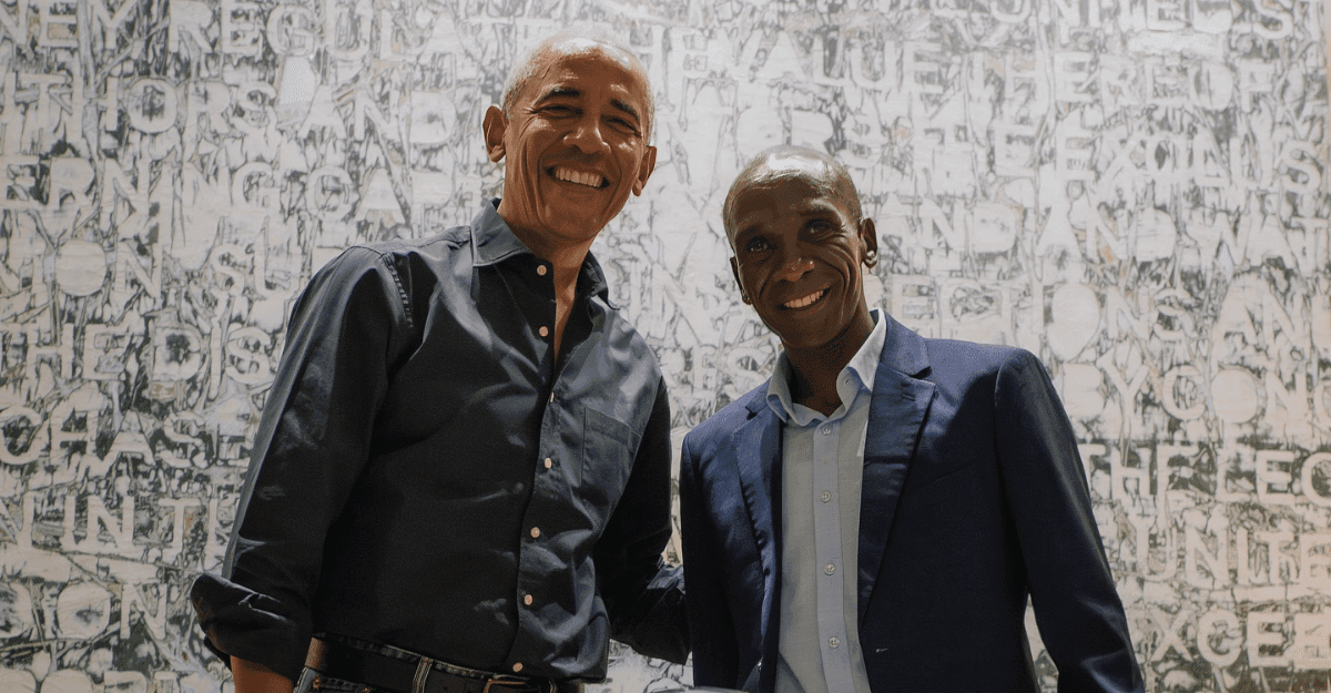 Kipchoge, Obama Explore Foundation Partnership in Washington Meeting