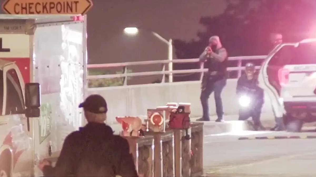 US Officers Fire on Truck at Protest-Hit Coast Guard Base