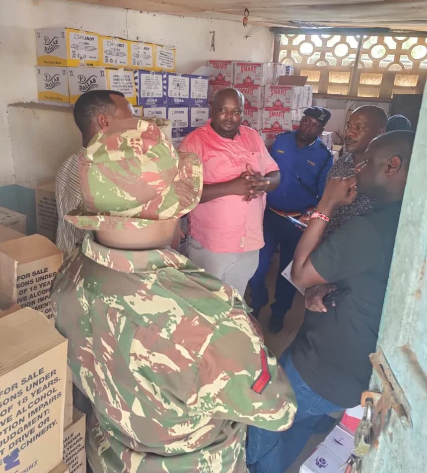 Counterfeit Crackdown: NACADA Smashes Alcohol Ring in Murang’a and Taita