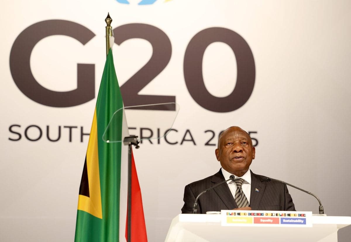 US Snubs G20, Africa Seizes Stage to Push Debt and Climate Agenda
