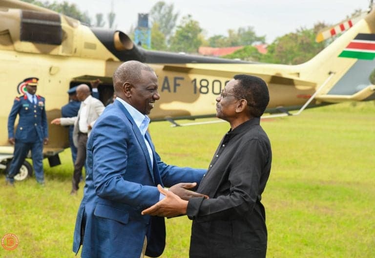 Siaya Governor Orengo Warms to Ruto and Highlights County Development Projects