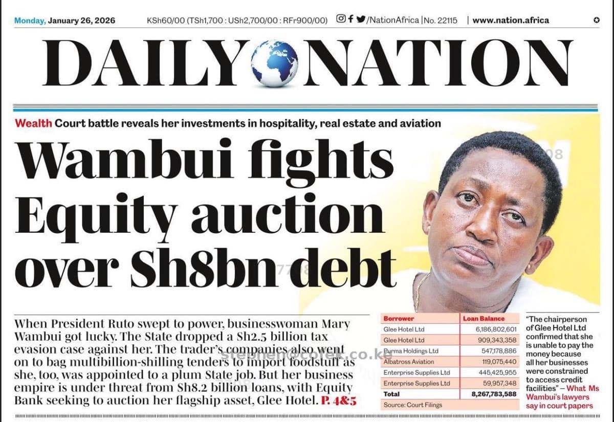 Glee Hotel: Mary Wambui Fights Sh8 Billion Auction Block