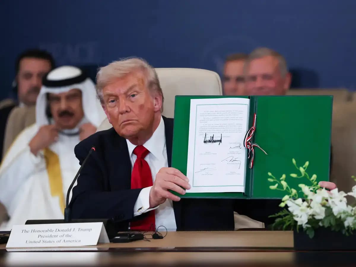 Trump Hails 'New Middle East' After Gaza Ceasefire, Eyes Iran Peace