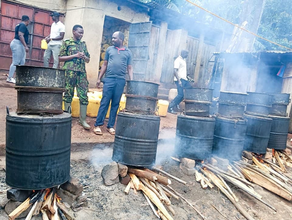 Kisii Raid: Police Destroy 400 Litres of Illicit Brew