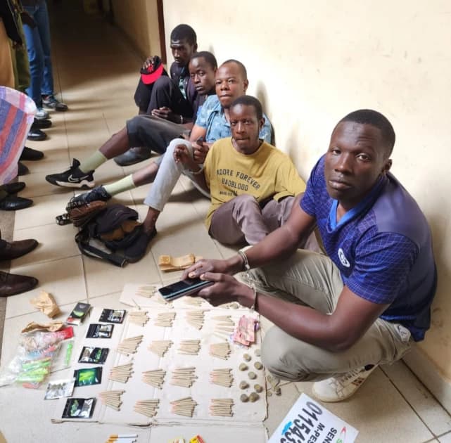 Police arrest suspected bhang peddler and 4 others in Kisumu