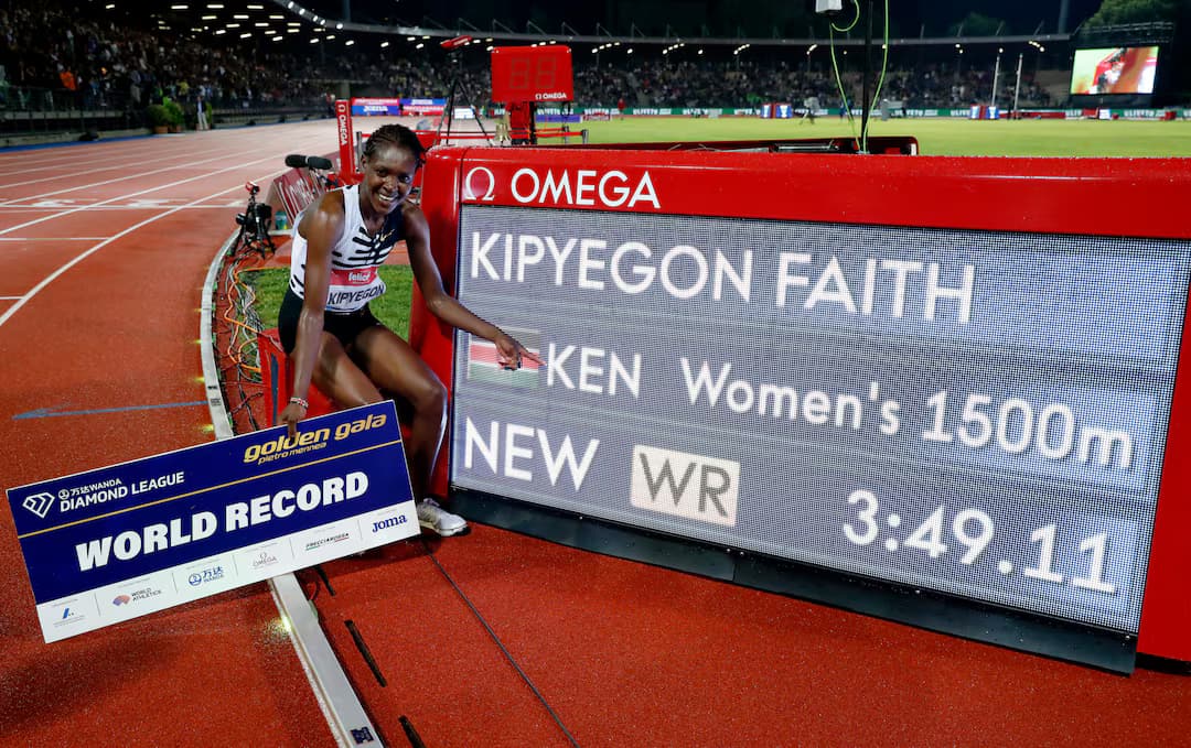 Kipyegon Leads Four–Woman Kenyan Squad into World 1500m Semi-Finals in Tokyo