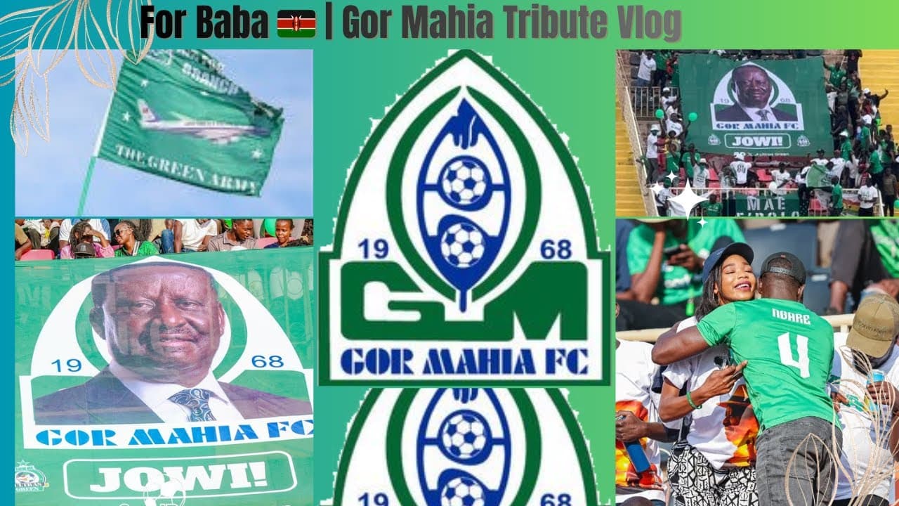 Green Army Pilgrimage: Gor Mahia Fans Honour Late Patron Raila Odinga