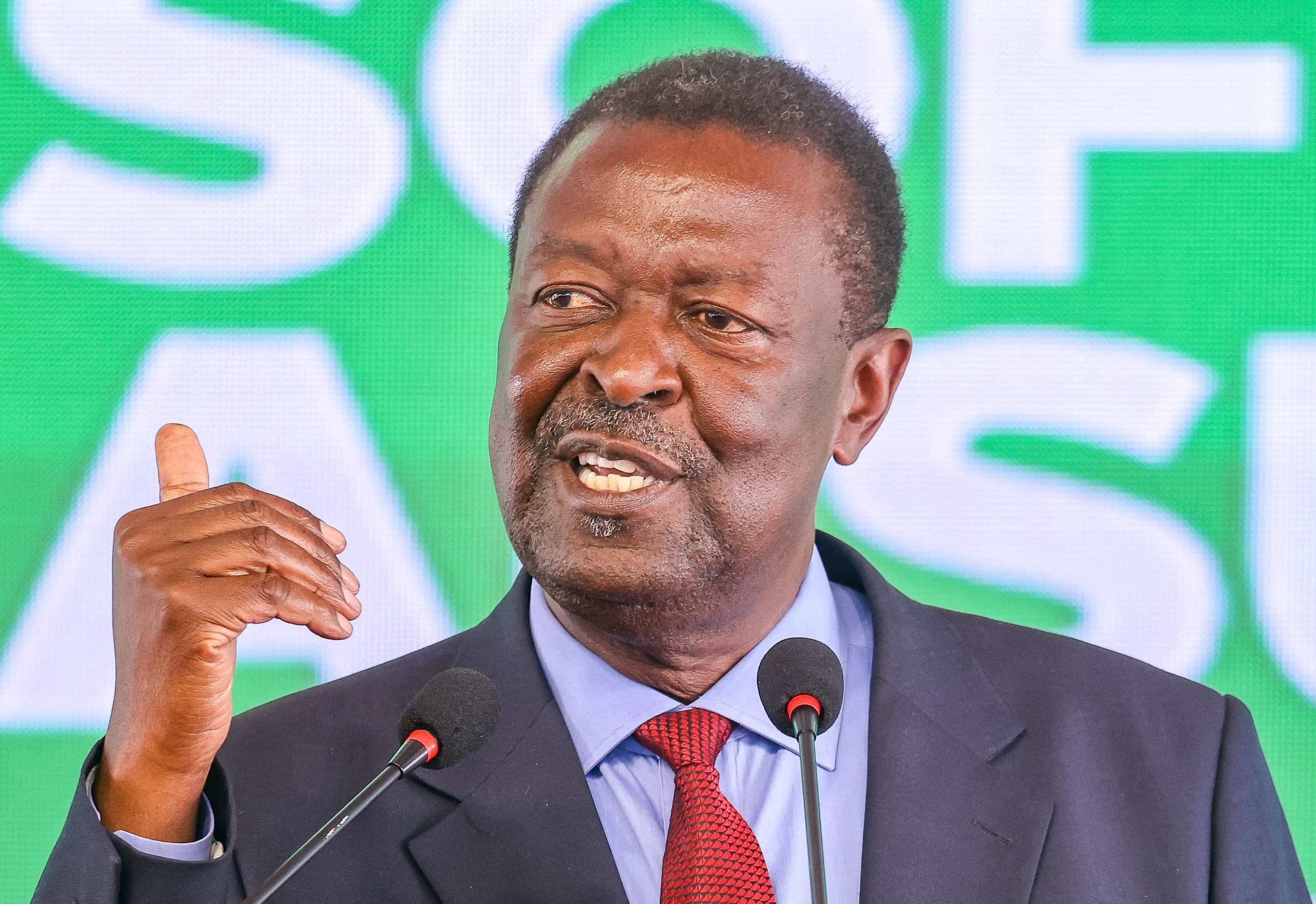 Mudavadi Warns Kenya Kwanza: Time Running Out to Deliver on Pledges