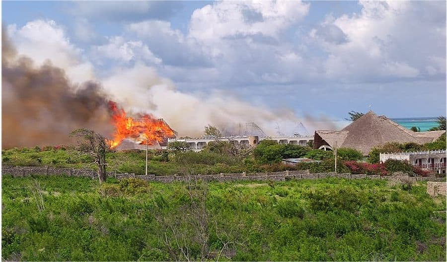 Mystery Fires Destroy Luxury Hotels in Malindi, Triggering Arson Concerns
