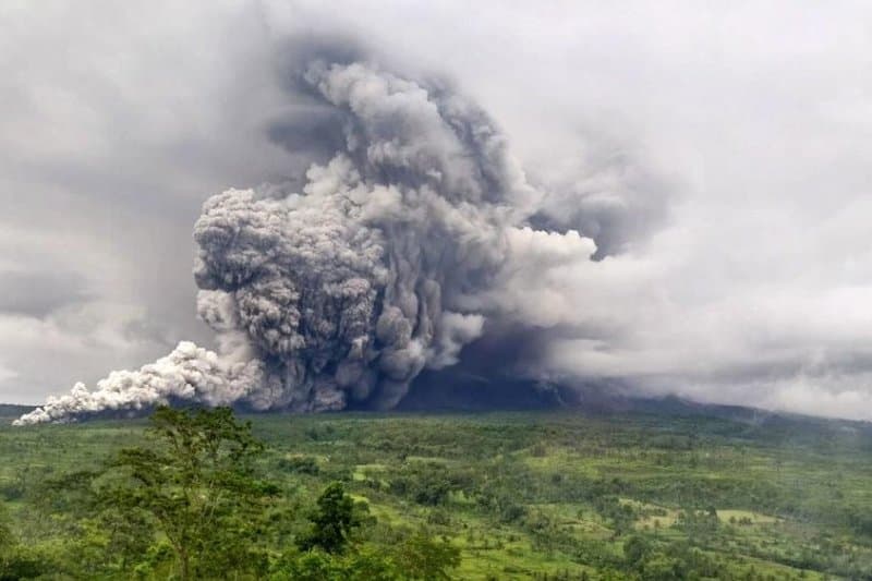Indonesia's Semeru Volcano Erupts, Triggering Evacuations and Aviation Alerts