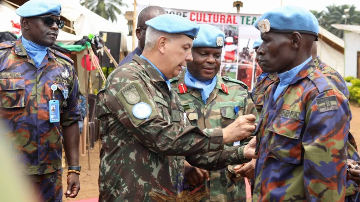 Kenyan Peacekeepers Honoured with UN Medals for Distinguished Service in DR Congo