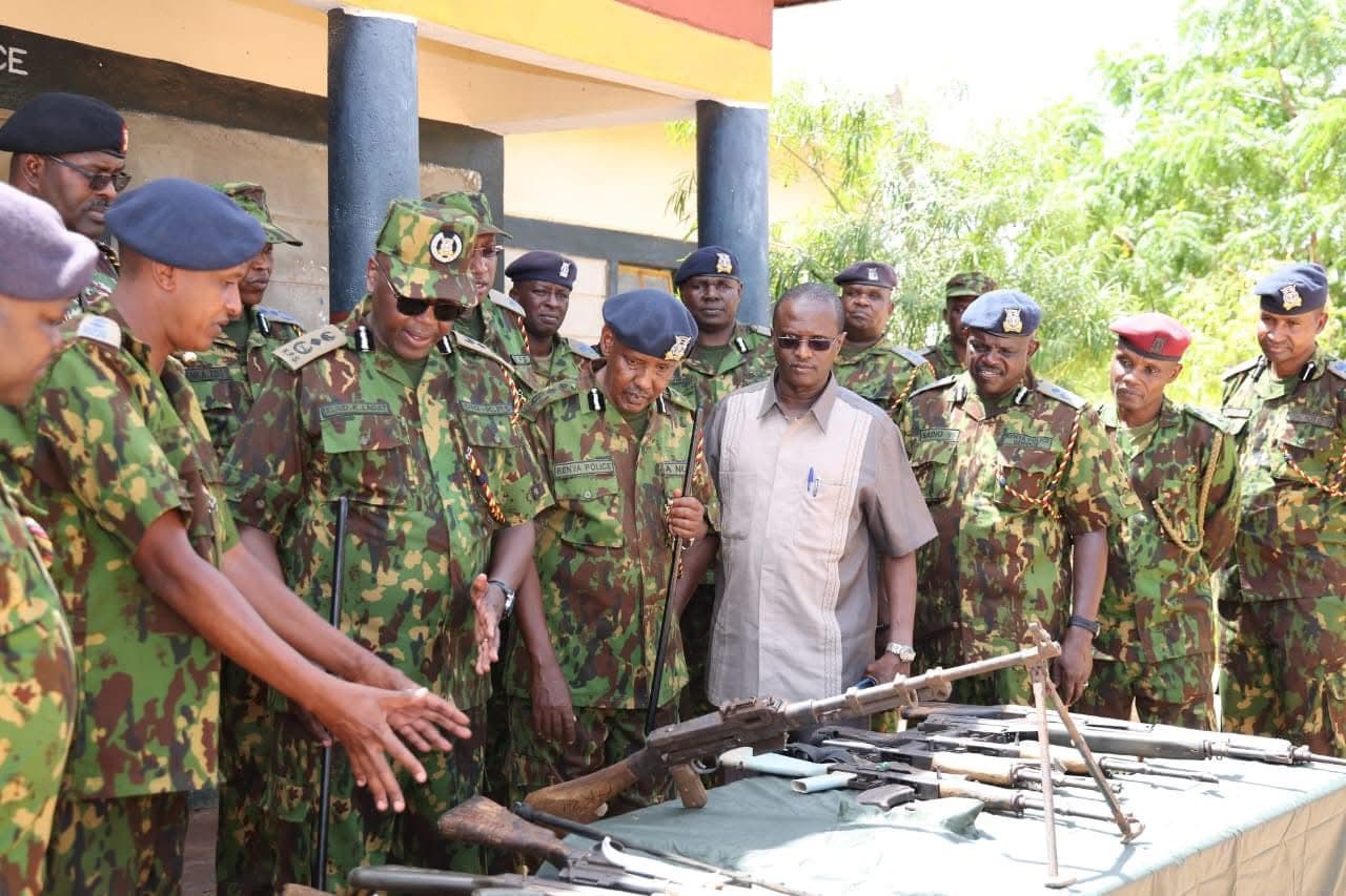 Silencing the Guns: Tana River Disarmament Drive Recovers 9 Assault Rifles