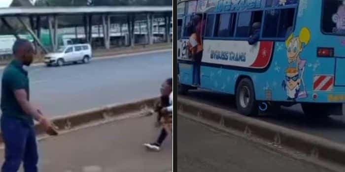 Savage on the Streets: Viral Video Exposes Matatu Tout’s Brutal Assault on Passenger