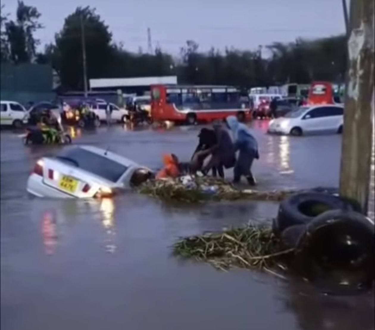 Miracle in Ruai: Cheers Erupt as Couple Pulled from Raging Floods