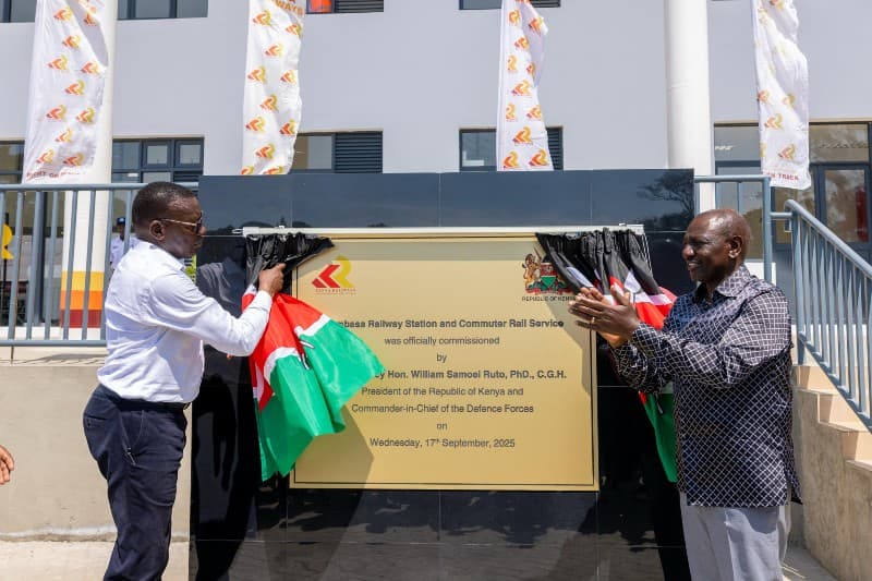 Ruto Launches Mombasa Commuter Rail Linking SGR Terminus to CBD