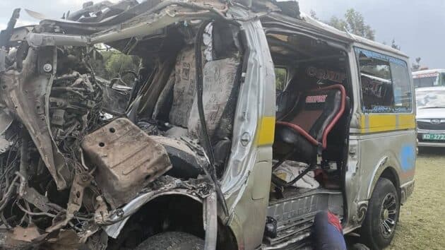 CCTV Reveals Matatu Driver's Fatal Overtake in Kikopey Crash, 14 Dead